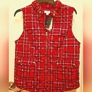 Woman's quilted vest. NWT